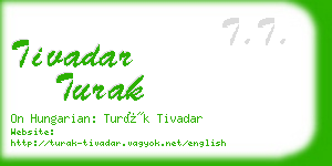 tivadar turak business card